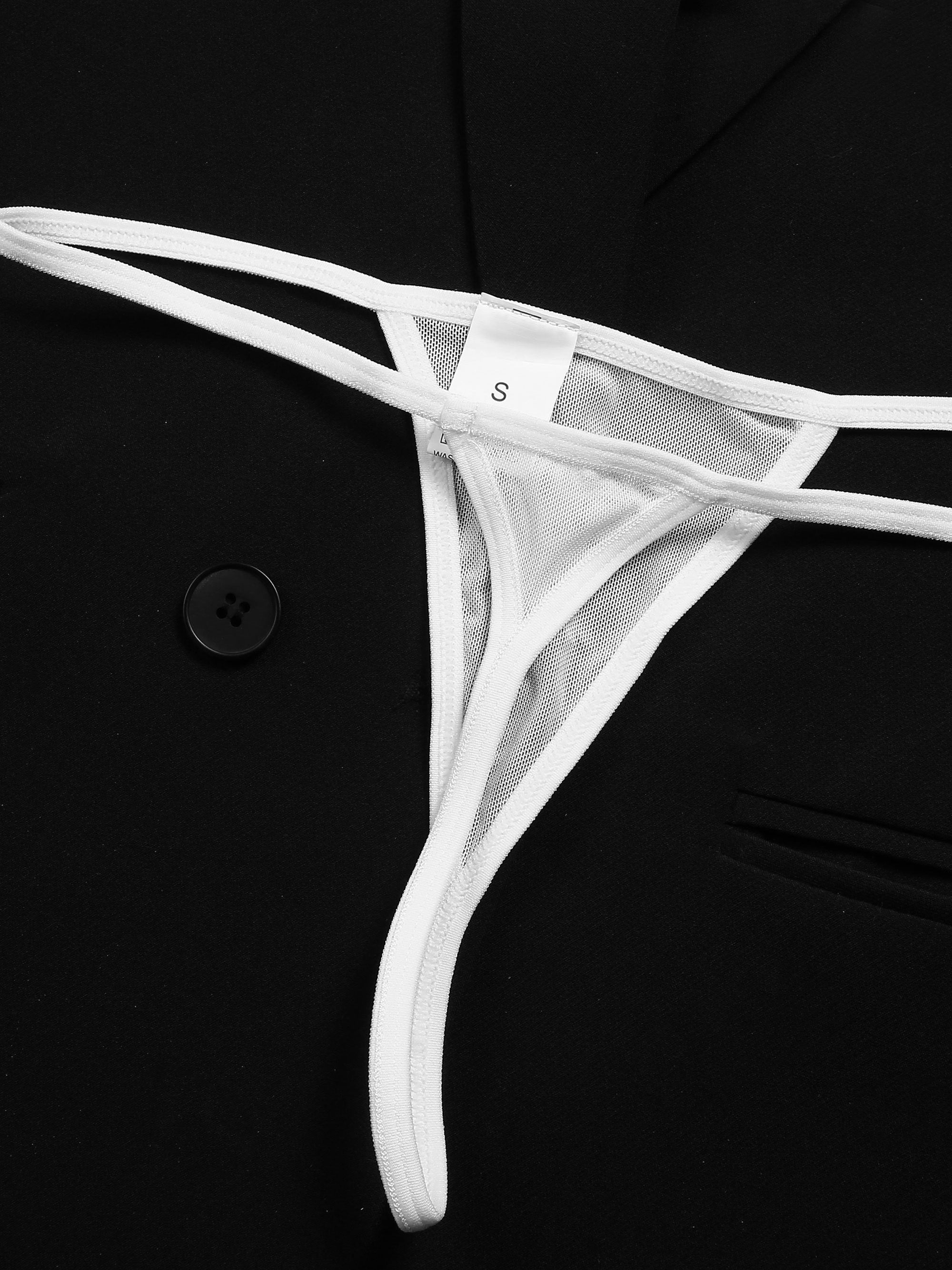 Sheer Mesh Lingerie Set with Halter Bra and Thong for a Sexy Look