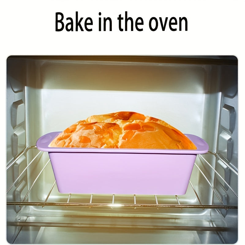 Silicone Loaf Pan Non-Stick Bread Mold for Cakes Breads Meatloaf Quiche 19.2cm x 9.5cm