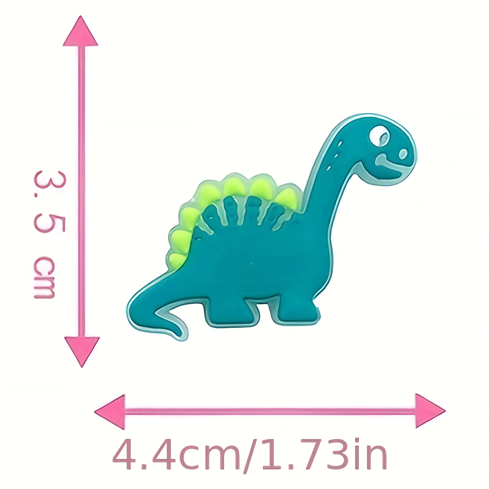 16pcs Luminous Dinosaur Shoe Charms for Shoes Sandals Fluorescent Dinosaur Decorations