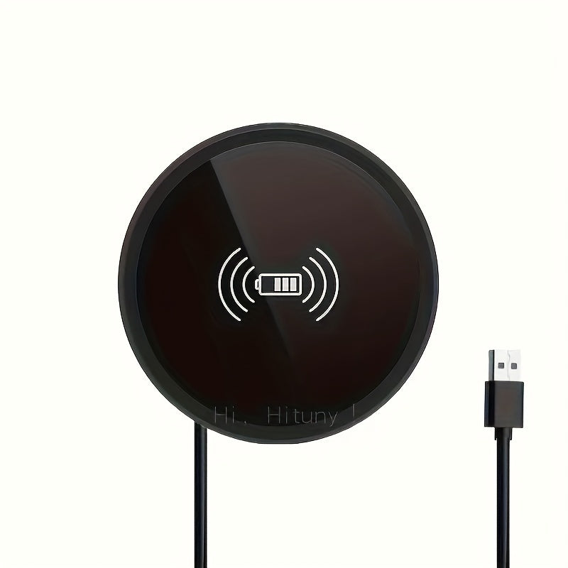 Office Desk Wireless Charger with USB Connector and Lightweight Design for Qi-Enabled Devices