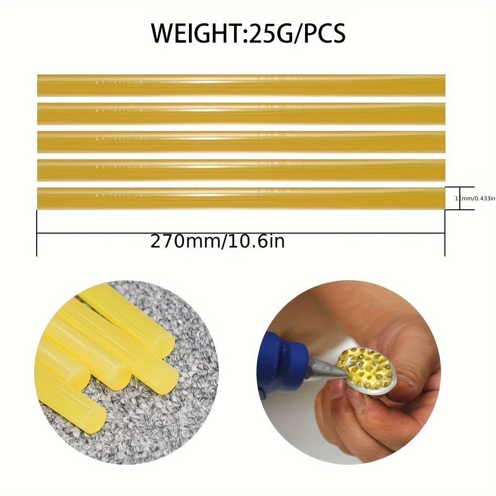 10pcs Car Hail Removal DIY Repair Tools Paintless Dent Melting Glue Sticks