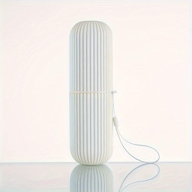 Sayohat uchun tish cho'tkasi qoplami va yuvish kubogi, portativ sayohat uchun hammom asosiy buyumlari