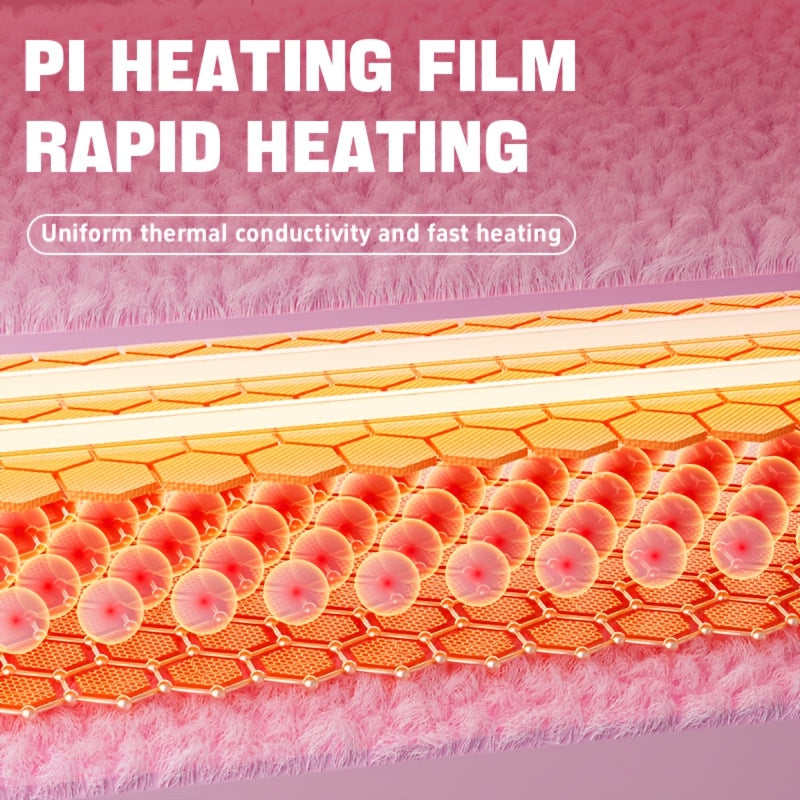 Rechargeable Waist Heating Massager with Adjustable Temperature for Back and Waist Pain Relief