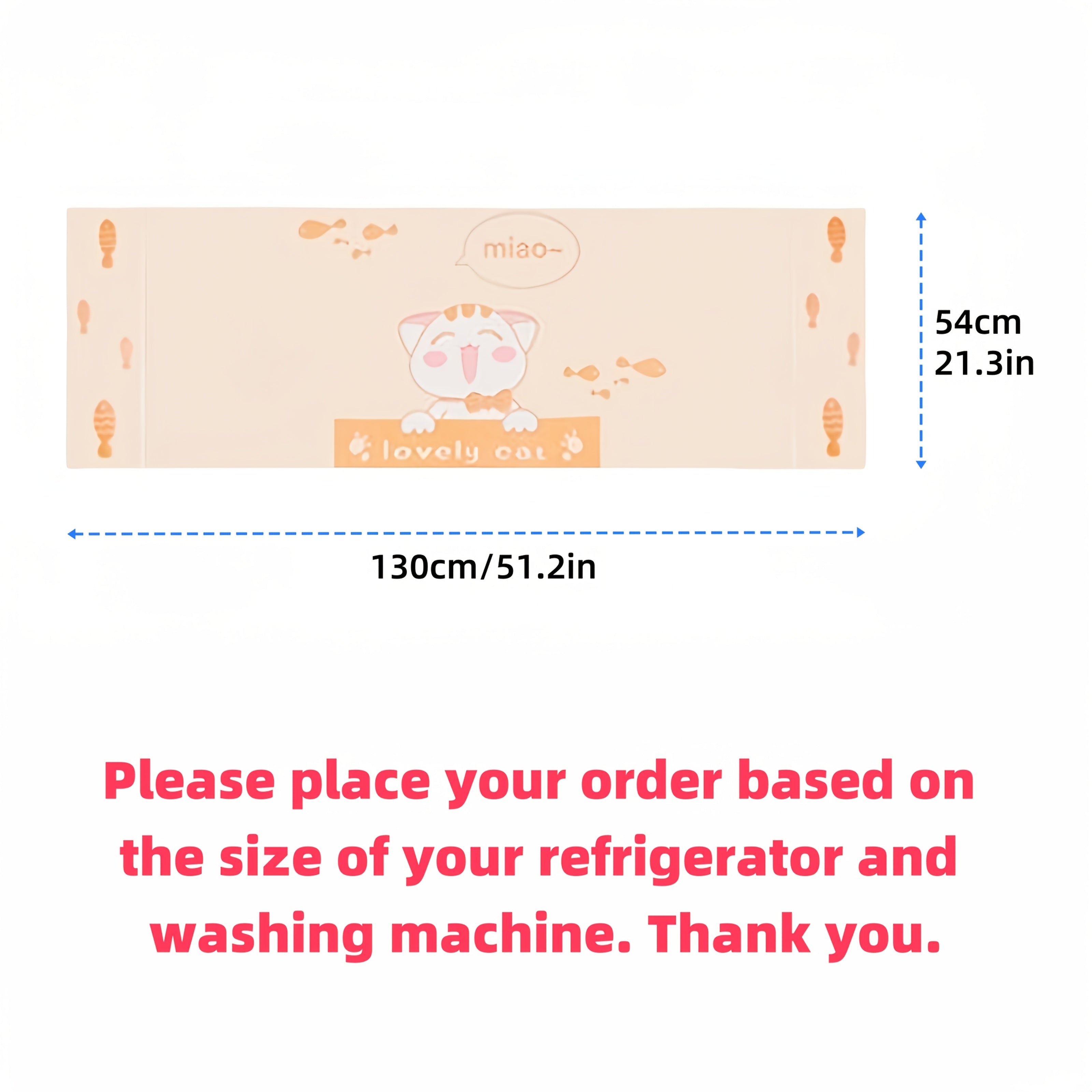 Waterproof Dustproof PEVA Cover for Refrigerators and Washing Machines with 6 Storage Bags