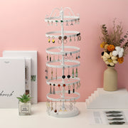 Metal Rotating Earring and Necklace Display Stand with 5/6 Layers
