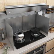 Qaytariladigan zanglamaydil stakkaning splash guard, qozonni qattiq yopishdan himoya qilish uchun, pishirish va ochiq havoda yurish uchun mos.