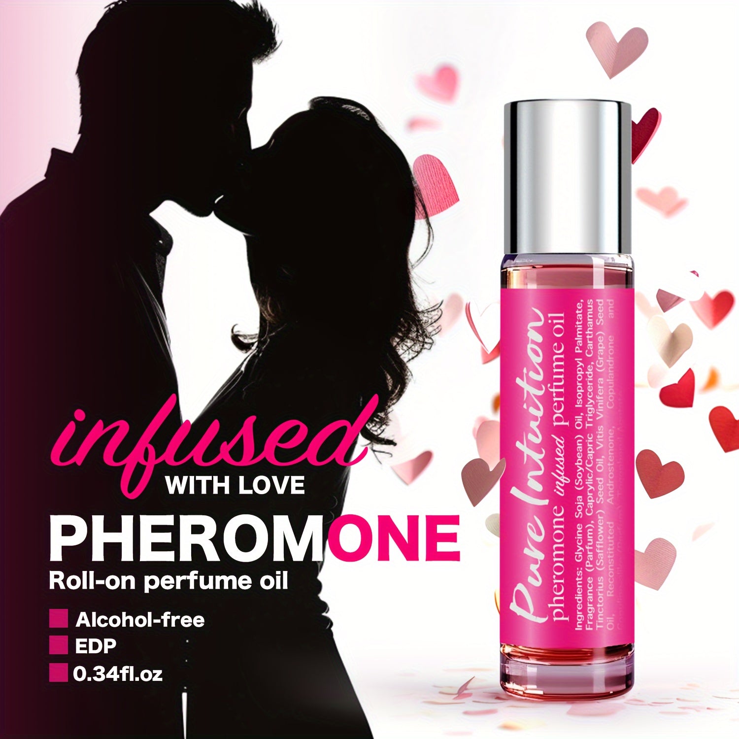 Alcohol-Free Pheromone Perfume Oil Cologne for Men 10ml TSA Approved