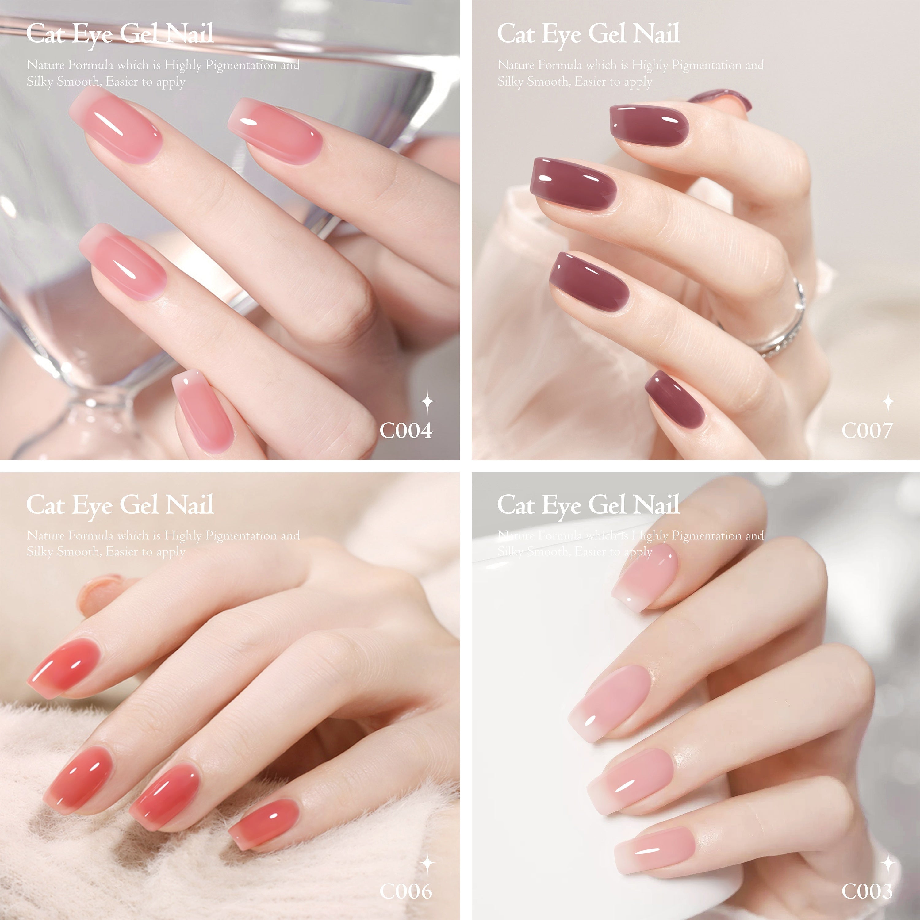 15ml Sheer Ice Jelly Gel Nail Polish Nude Pink Ombré Long-Lasting