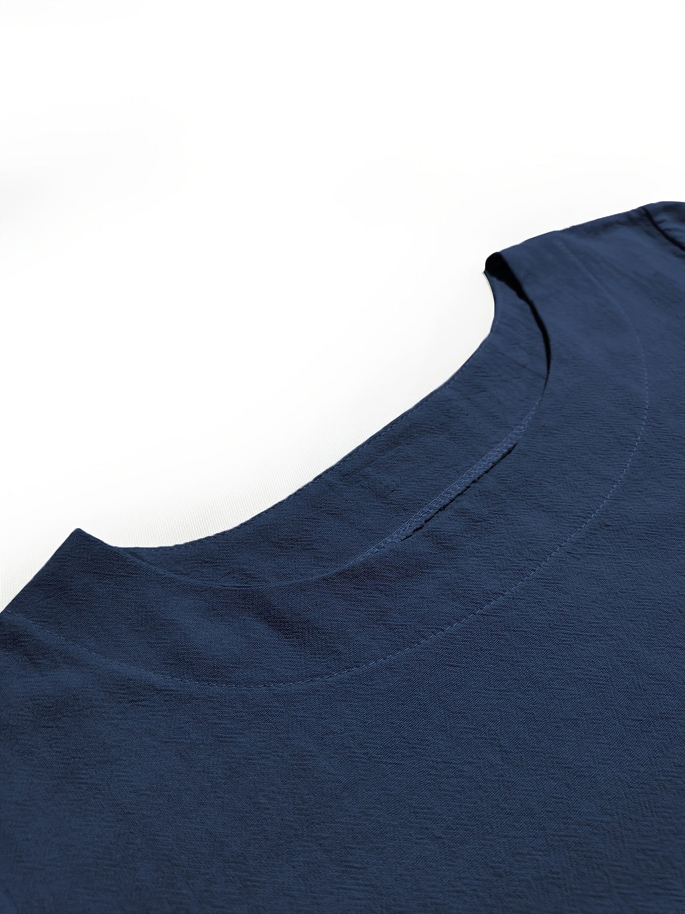 Women's Linen Blend Midi Dress with Oversized Flowy Skirt Short Sleeve Spring Summer