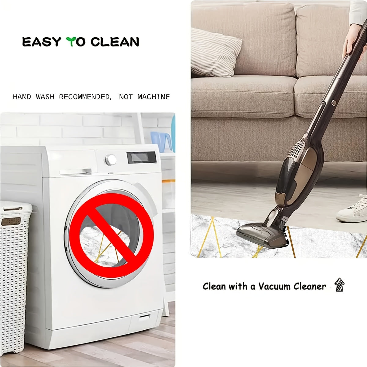 Christmas Gnome Kitchen Runner Rug Non-Slip Waterproof Stain Resistant