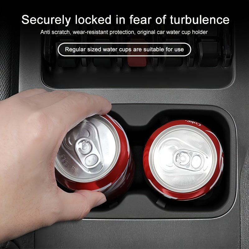Center Console Cup Holder for Pickup Truck TPE Water Bottle Storage Shockproof Sleeve