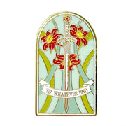 Vintage Fantaziya qilichi va gul broshi, kiyimlar, shlyapa, sumkalar uchun alloy pin