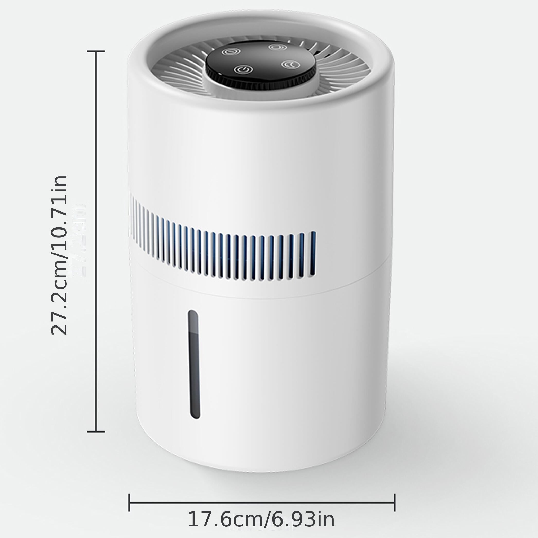 Ultrasonic USB Humidifier for Home Bedroom Office Desk Purifies Air