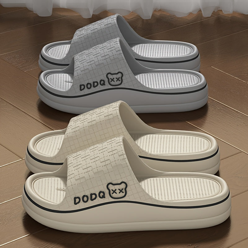 Женские EVA слайды - летние пляжные шлепанцы для бассейна и отдыха с принтом лапы