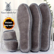 Unisex Thick Felt Insoles for Winter Breathable Soft Heating EU36-45