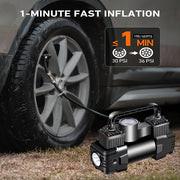 12V portativ yengil to'ldiriladigan pompalar chiroqlari bilan velosiped, mototsikl, sedan va soat ta'mirlash uchun