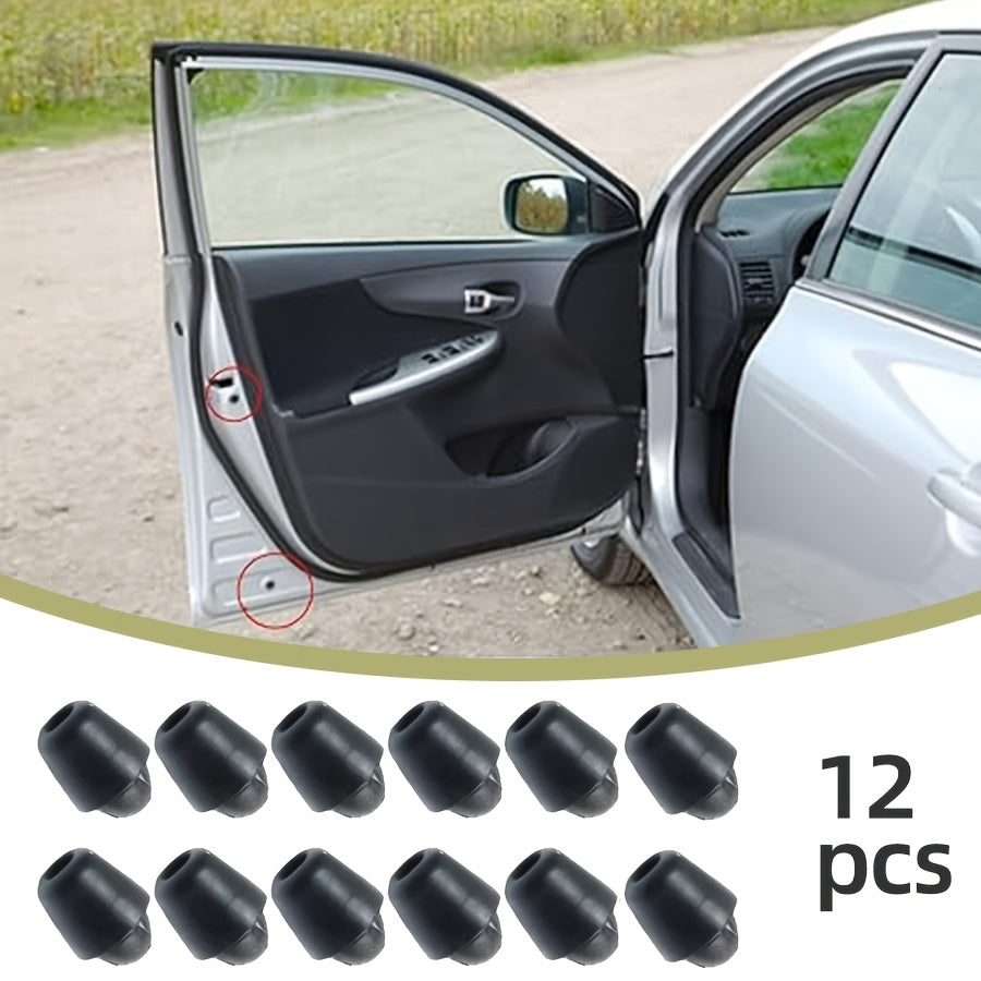 12pcs Protectores de puertas de coche almohadillas de absorción de impactos anti-colisión protector de puerta