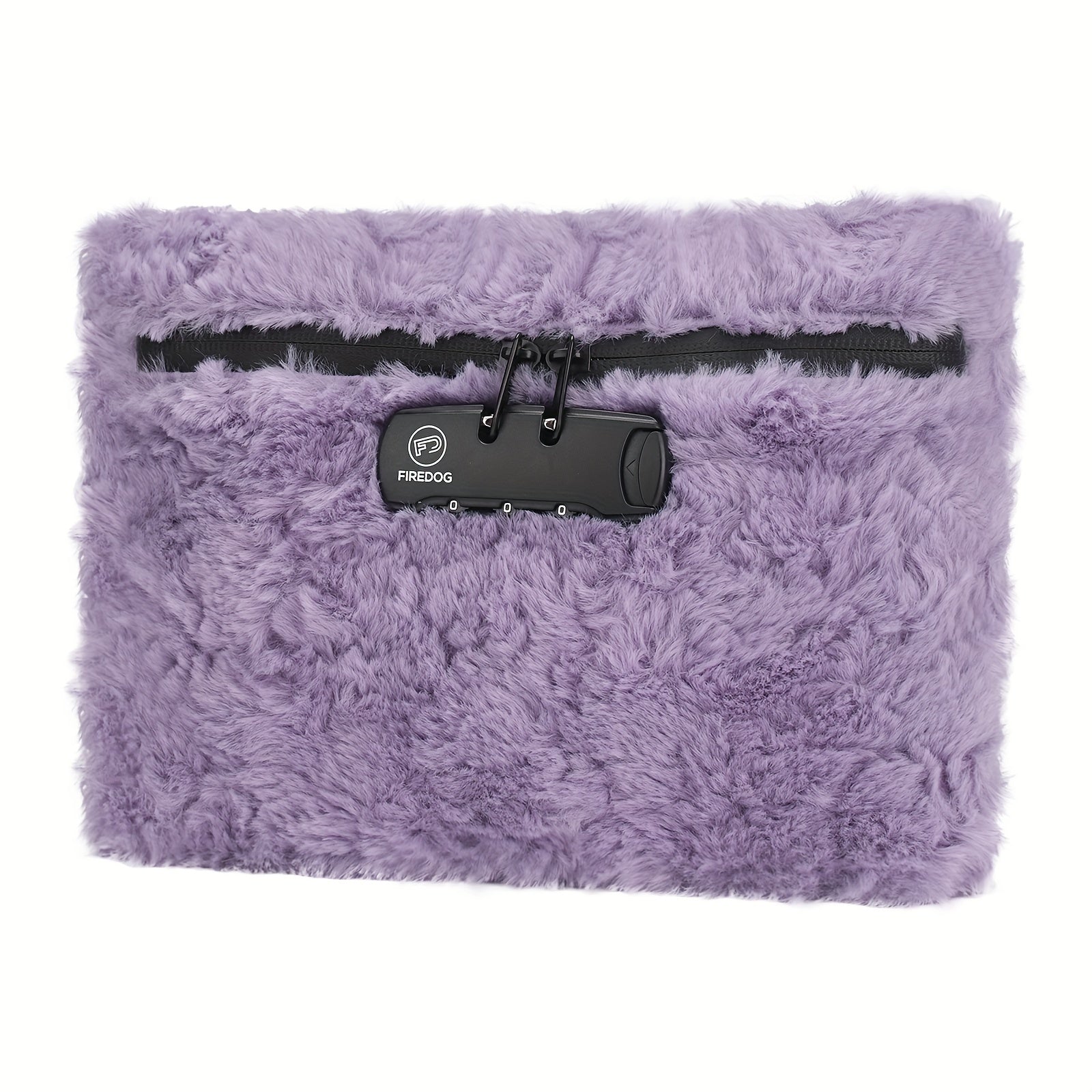 Smell Proof PU Leather Pouch Lockable Carbon Lined Storage Bag for Accessories