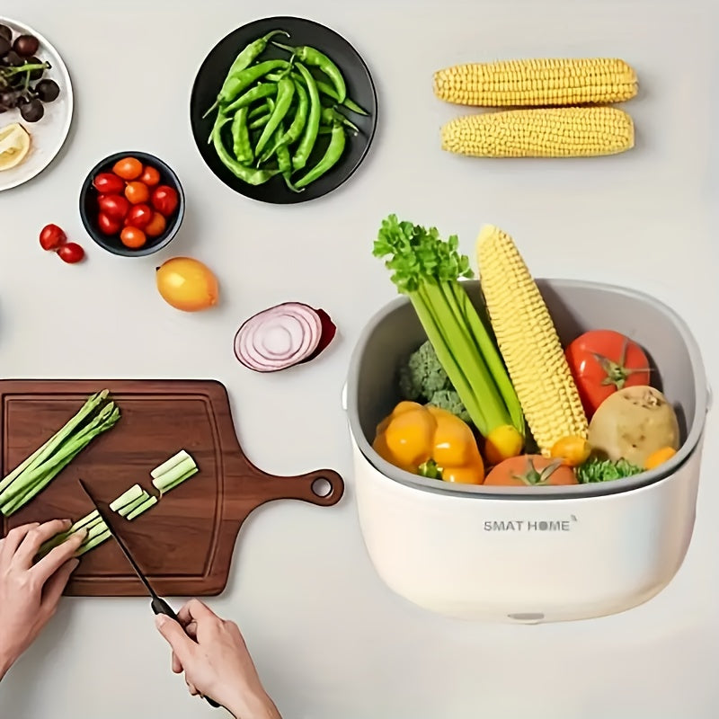 Limpiador inteligente portátil para frutas y verduras para el hogar, electrodoméstico de cocina sin productos químicos, alimentado por batería