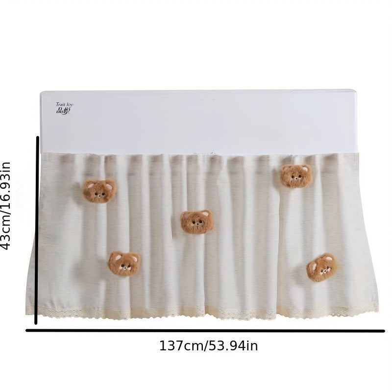 Air Conditioner Windshield Curtain Princess Style Dust Blocker Home Decor