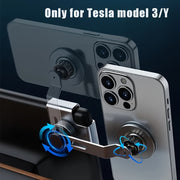 Aluminum Alloy Magnetic Phone Mount for Tesla Model 3 and Y Secure Grip Adjustable