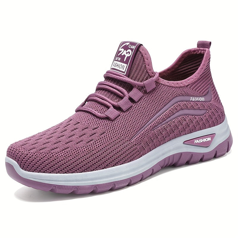 Women's Fashion Sneakers Soft Sole Breathable Fabric Casual Athletic Shoes