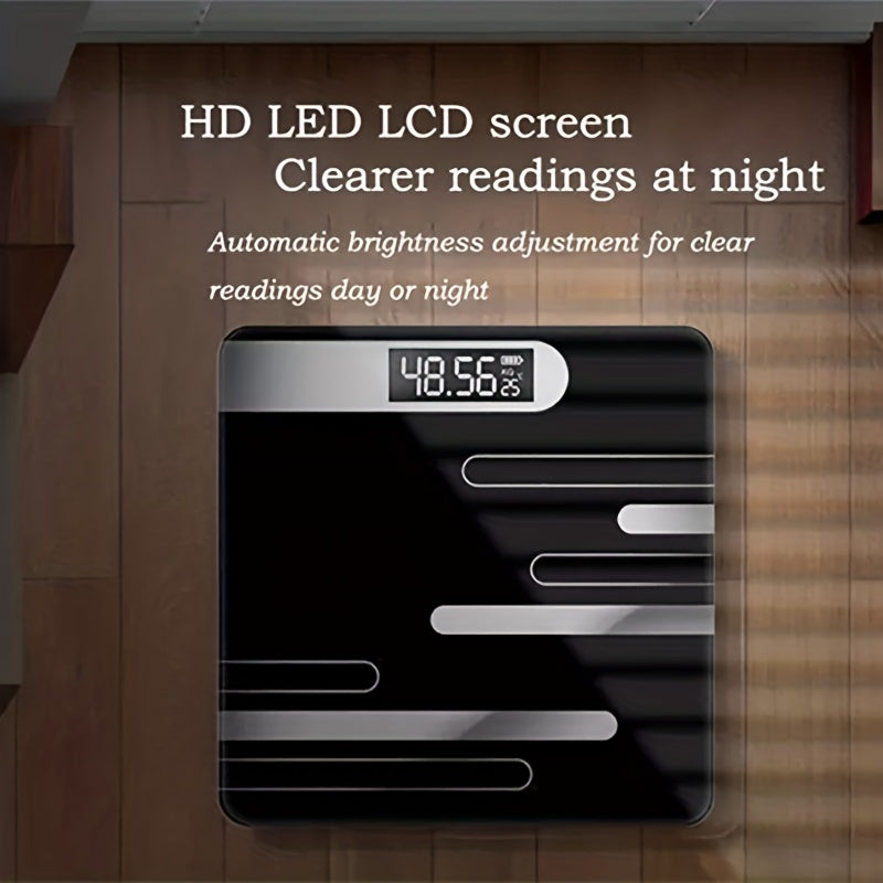 Portable Electronic Body Scale with Digital Display for Home Use, Family Sports