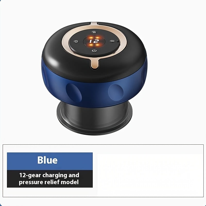 Li-ion batareyali USB orqali zaryadlanadigan elektr massajer, qora va qizil, qo'l bilan ishlatiladigan chuqur to'qima perkusiyasi uchun, sayohat va uyda foydalanish uchun portativ.