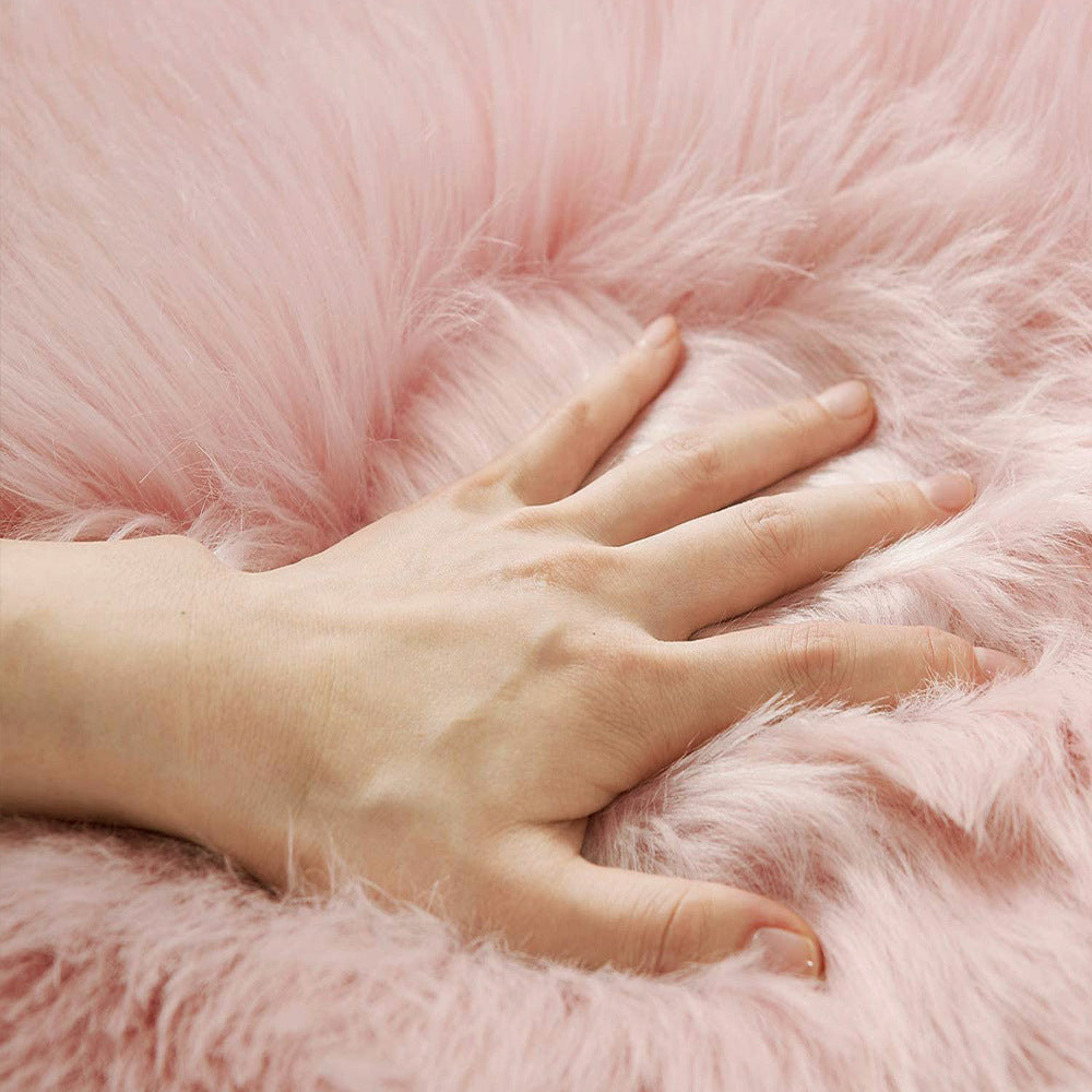 Alfombra de pelo sintético suave y acogedora con estampado de animales para sala de estar, dormitorio y sofá