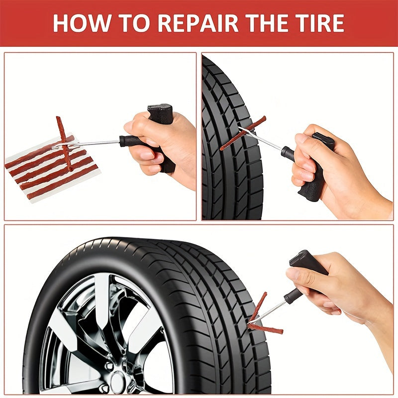 6pcs Tire Repair Kit Emergency Car Motorcycle Tire Repair Tool Set