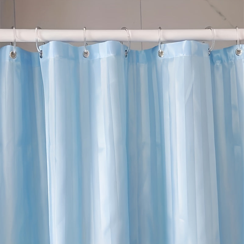 12 Premium Transparent Twistable Shower Curtain Rings for Bathroom Hanging