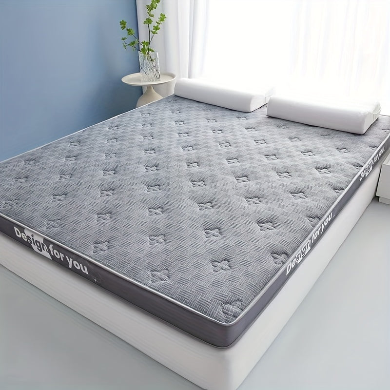 Foldable Mattress with Memory Foam Latex Layer Breathable Non-Slip Mat