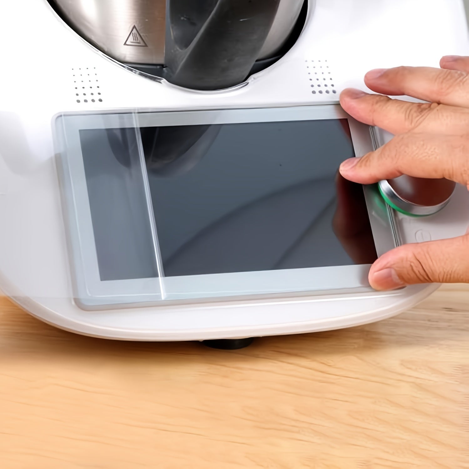 Protector de pantalla táctil transparente para la pantalla del mezclador Thermomix TM6, resistente a arañazos, fácil de instalar