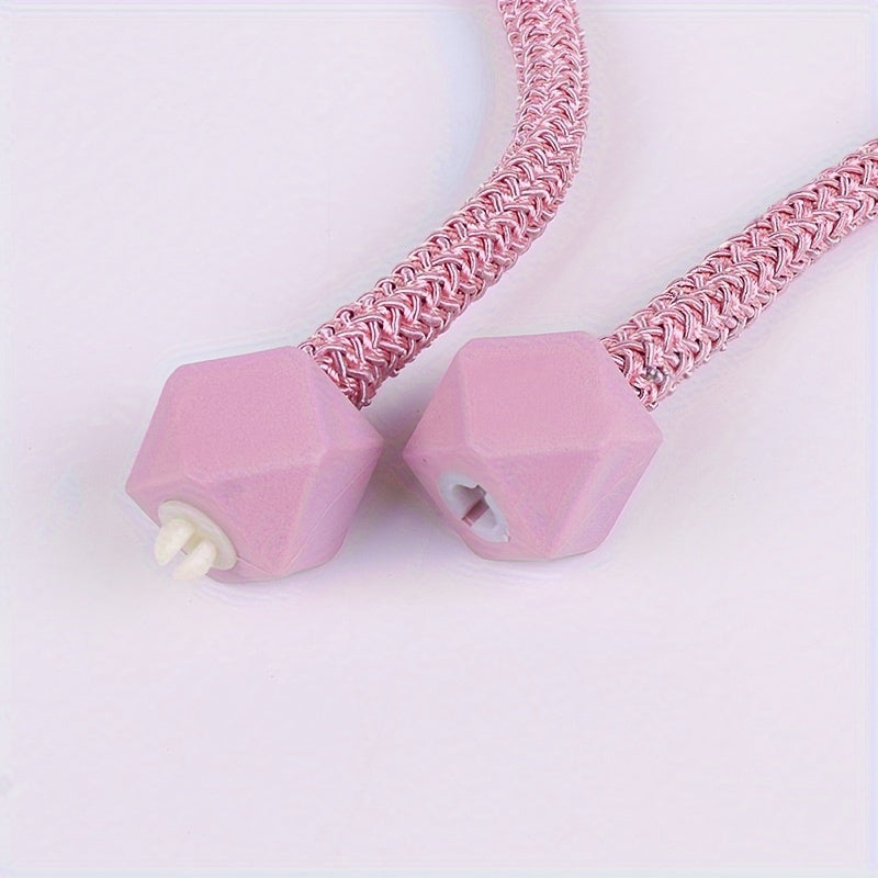 Modern Minimalist Curtain Tieback Set Plastic Cube Clips Blue Pink Peach Brown Window Drapery Holders