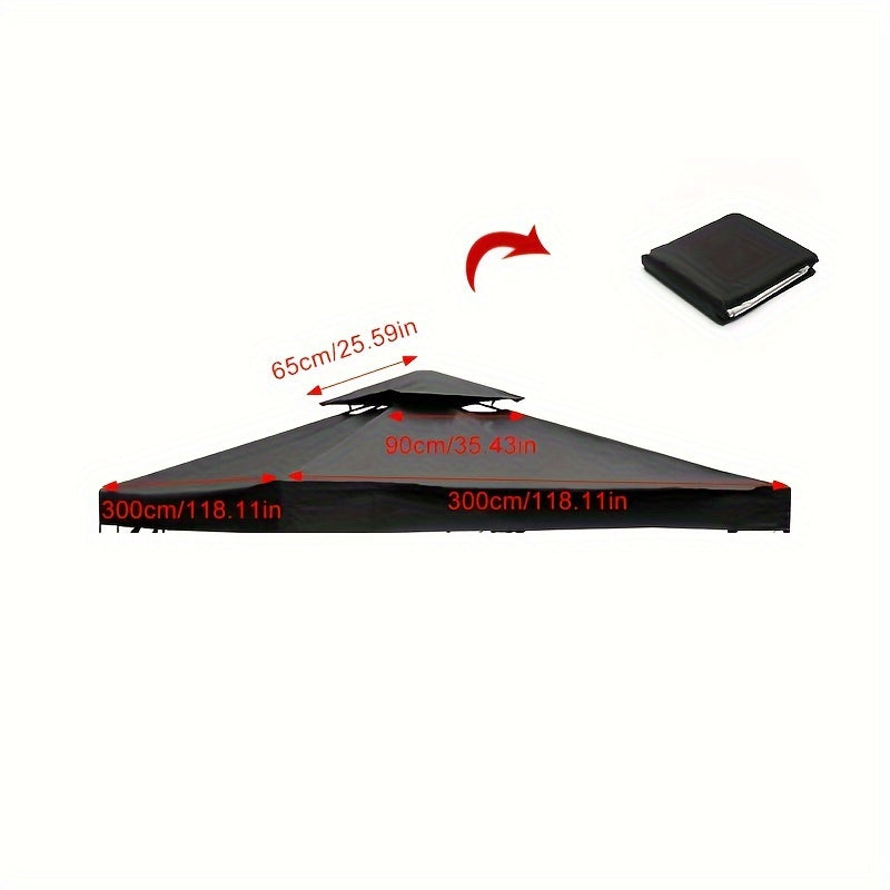 UV va suv o'tkazmaydigan himoyaga ega ochiq soyabon.