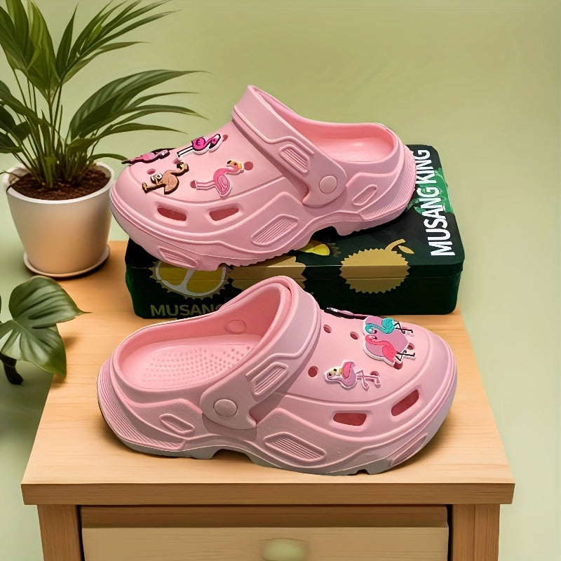 Women's Summer Fashion Hollow Shoes Sandals EVA Thick Sole Beach Footwear