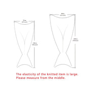 Mermaid Tail Blanket Crochet Cozy Lounge Sleep Gift for Women