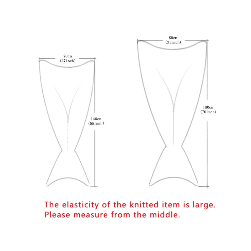 Mermaid Tail Blanket Crochet Cozy Lounge Sleep Gift for Women