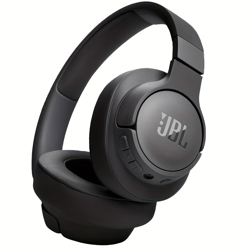Наушники JBL TUNE 720BT накладные беспроводные с изоляцией звука, регулировкой громкости, конденсаторным микрофоном, разъемом 3,5 мм. Неводонепроницаемый пластиковый дизайн для телефона, спорта, упражнений. Долгое время работы от батареи.