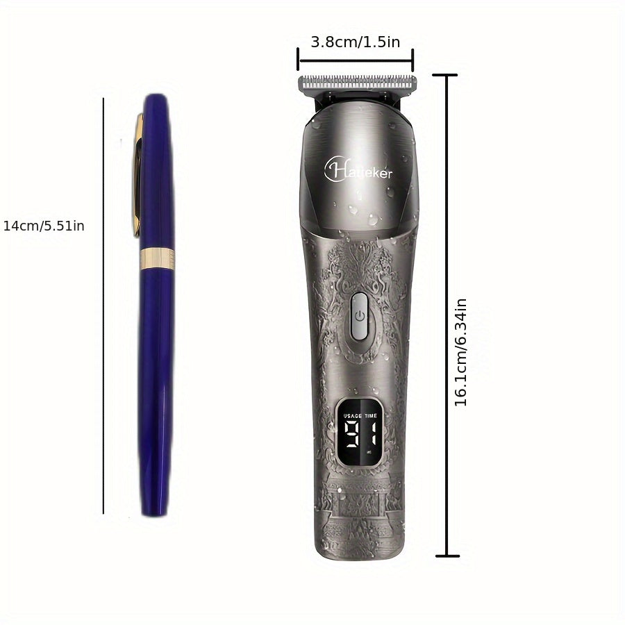 Kit de cuidado personal para hombres 6 en 1, inalámbrico, recargable por USB, para todas las necesidades de cuidado