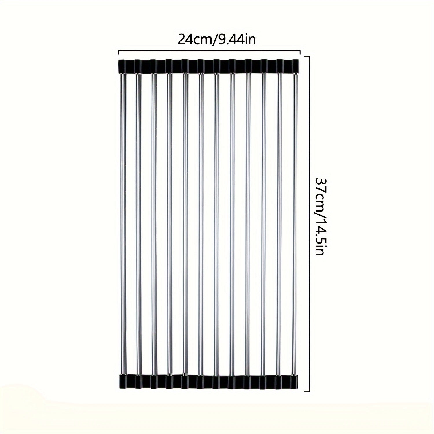 Estante plegable para fregadero de cocina para secar platos, almacenamiento multifuncional y ahorrador de espacio