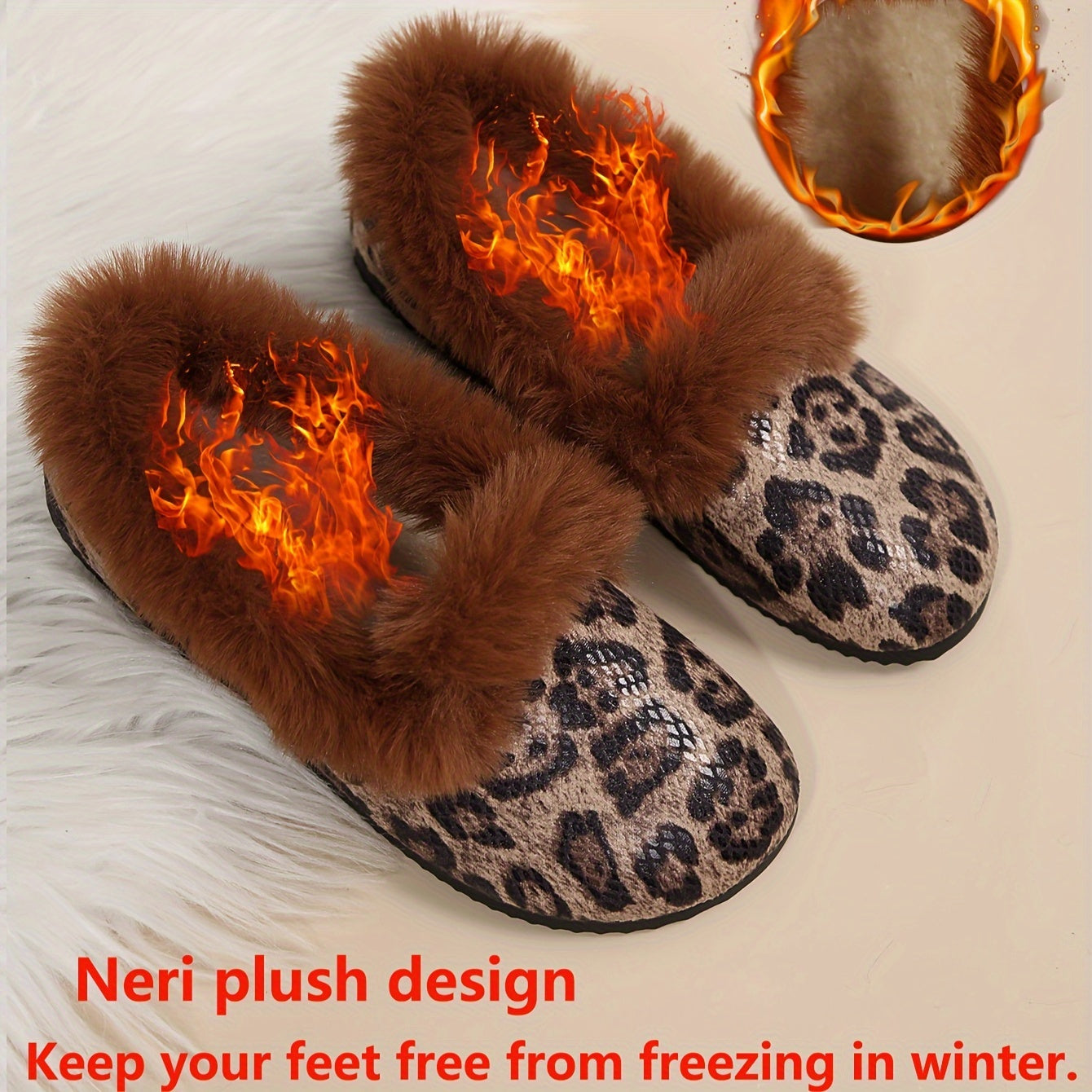 Women's Plus Size Loafers Breathable Lightweight Warm Plush Lining