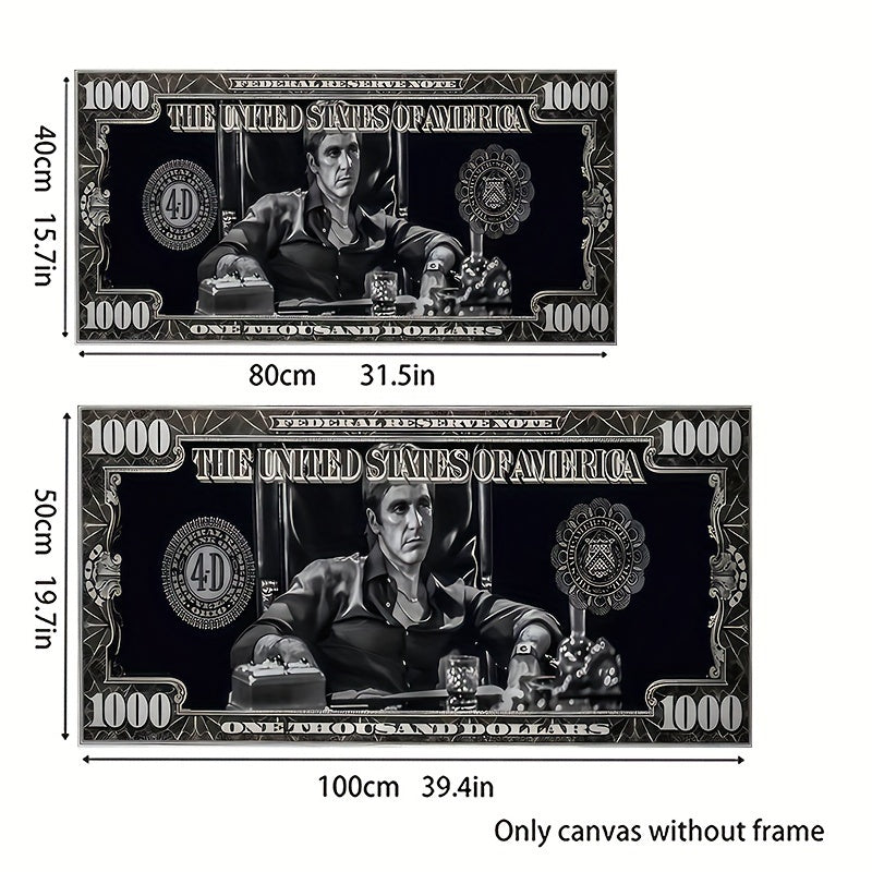 Unframed Canvas Wall Art Movie Character Art Deco Ink Poster for Living Room Bedroom Office