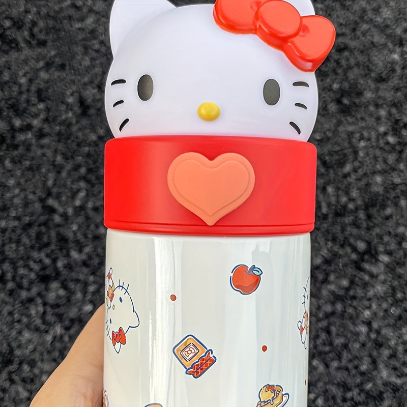 350ML Insulated Sanrio Kuromi Water Cup, Portable Straight Drinking Cup