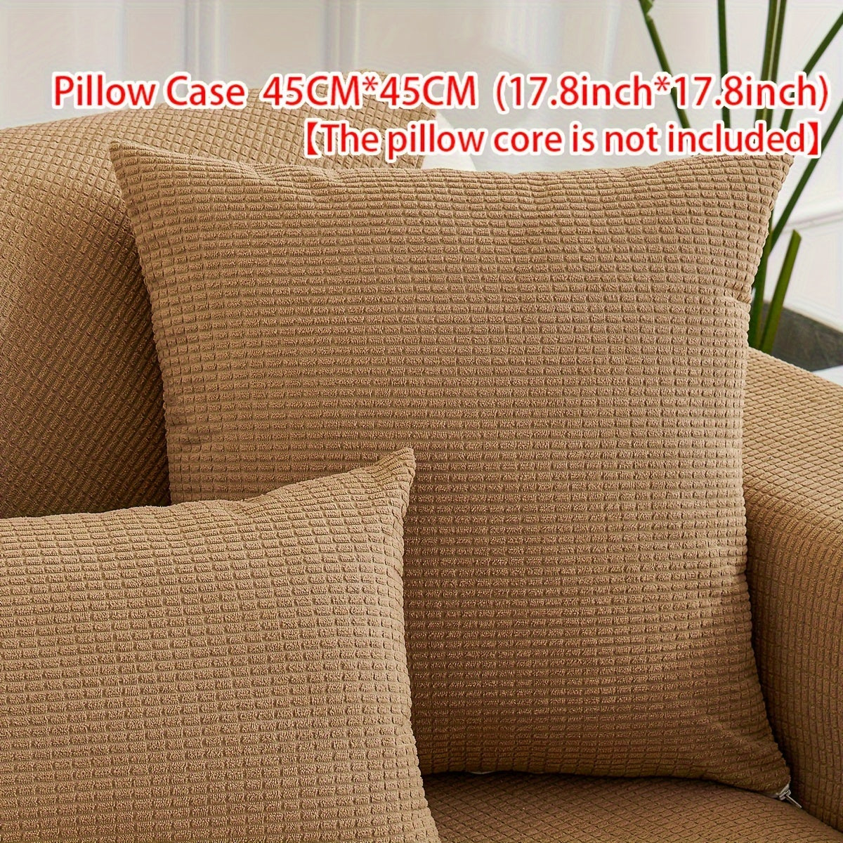 All-Season Velvet Sofa Cushion with Anti-Cat Scratch and Non-Slip Features