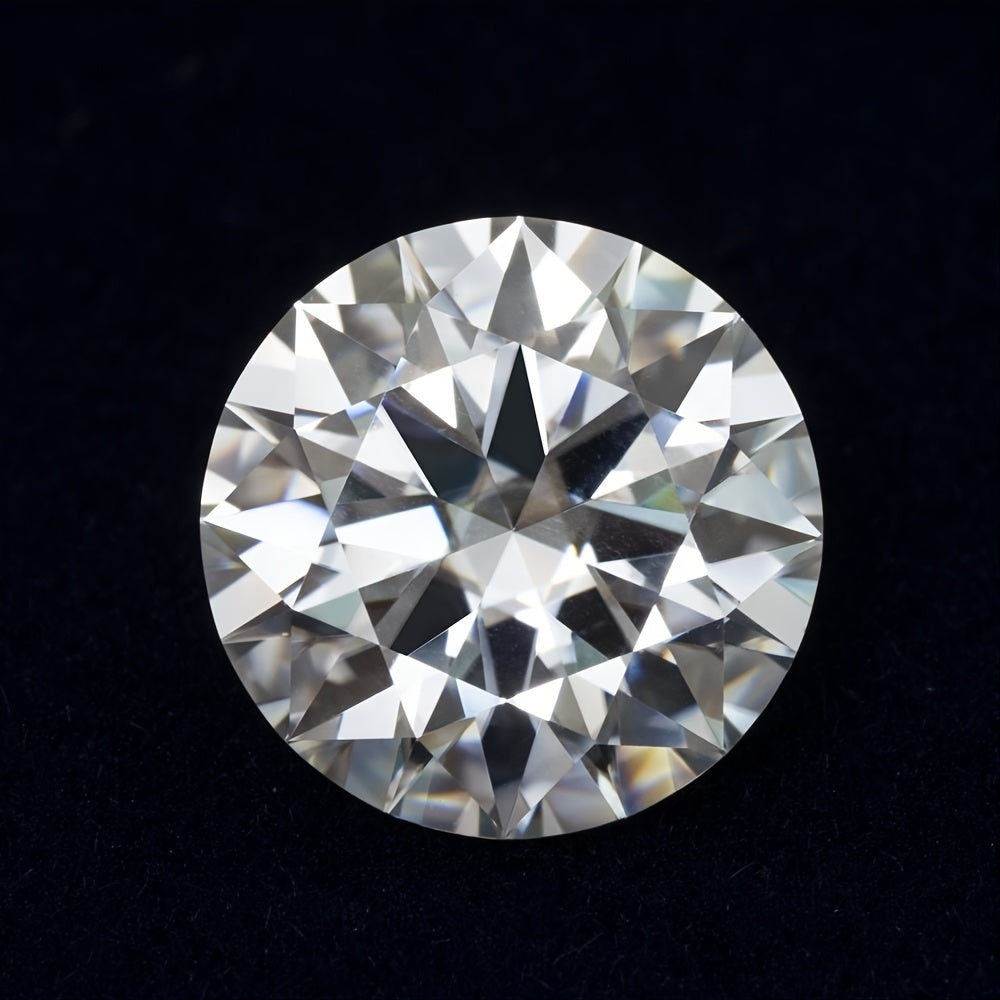 Moissanite Loose Ring 3mm to 6.5mm Round Brilliant Cut GRA Certified