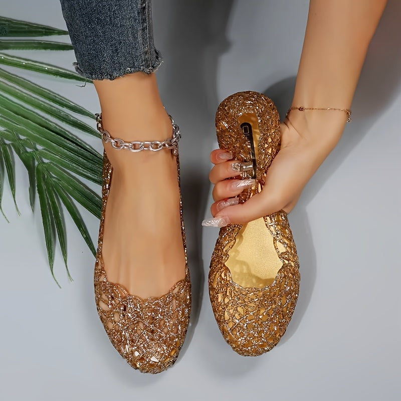 Ayollar uchun Kristalli Kesilgan Pastki Slaydlar Qabilalar Uslubi Komfort Poyabzal