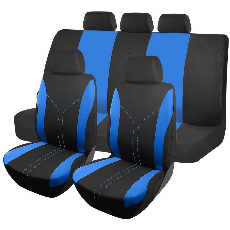 Women Universal Car Seat Covers Set, 9-Piece Auto Cushion Protectors