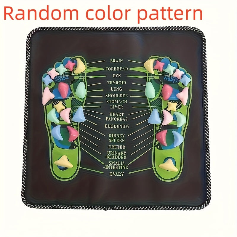 An'anaviy Xitoy tibbiyoti uchun akupressura oyoq massaji matosi, batareyasiz sog'liq va farovonlik aksessuari.