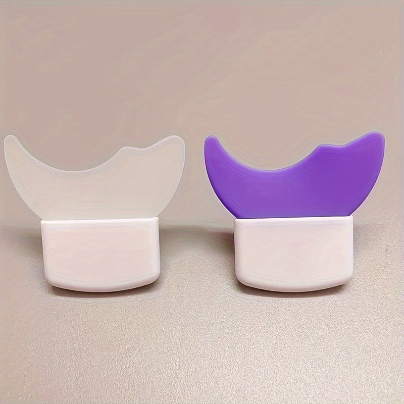 Herramienta de maquillaje de ojos de silicona unisex, protectores de máscara reutilizables, aplicador de sombra de ojos